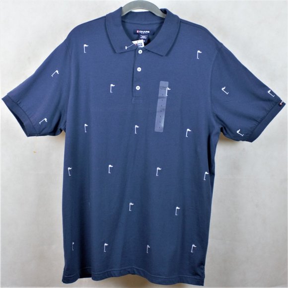 Chaps New Men’s L/G Designer Golf Shirt - Picture 11 of 16